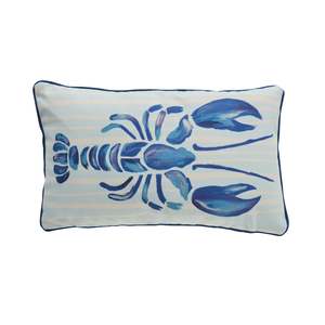 Outdoor Cushions: Aruba Swimming Lobster Outdoor Cushion 35x55cm