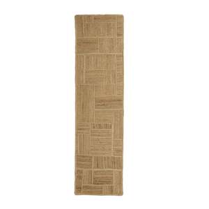 Hallway Runners: Palma Basket Weave Jute Runner 80x300cm