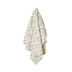 Blankets Throws: Samira Floral Cotton Throw 220x250cm