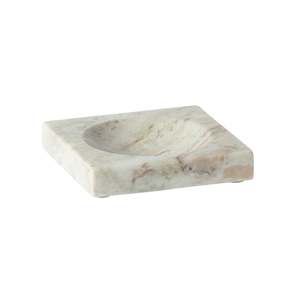 Trays Boards: Natural Marble Tray 15x15x2.5cm