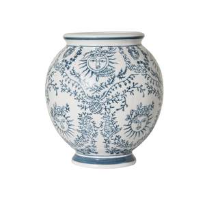 Celestial Porcelain Round Vase