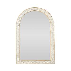 Wall Mirrors: Frieze Handcarved Arched Mirror 60x90cm