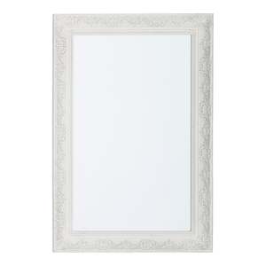 Wall Mirrors: Quincy Antique White Mirror 90x60cm