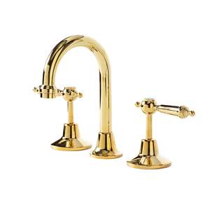 Basin Sets: Oxford Lever Basin Set PVD