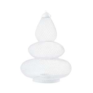 Clearance: Metal Christmas Tree White Large 38x30cm