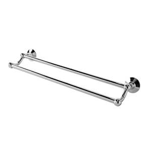 Oxford Double Towel Rail 600mm Chrome