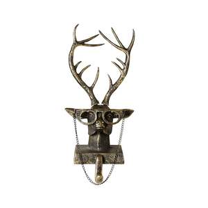 Statues: Christmas Foxy & Friends Deer Mantel Hook