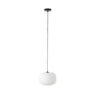 Treviso Fluted Glass Pendant White 300mm