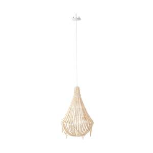 Negril Beaded Chandelier Natural 67cm