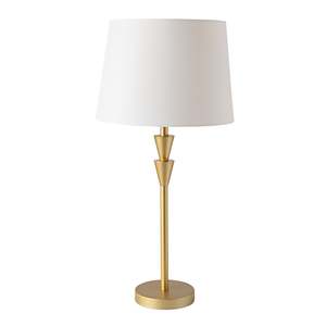 Table Lamps: Gia Gold Mid Century Table Lamp 66cm