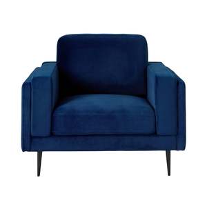 Irvine Armchair Velvet Indigo