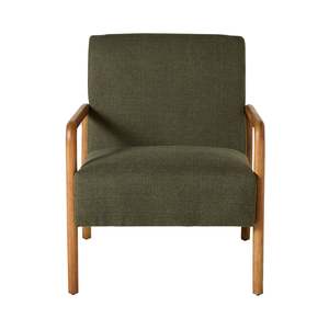 Hayes Occasional Chair Dark Green Weave
