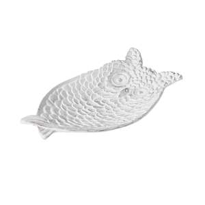 Snowy Owl Trinket Dish 13.6x8x2cm