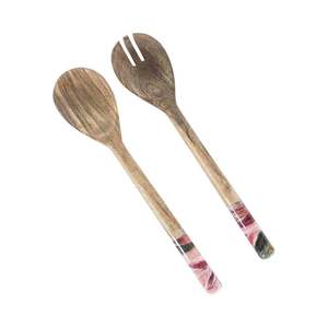 Kitchen Storage 1: Eco Sole Rd Australian Native Salad Servers 35cm