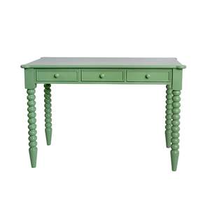 Desks: Maisie 3 Drawer Desk Green