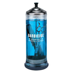 Custom Distributors Cutting Supplies: Barbicide Glass Jar - 1.09L