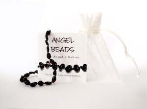 Angel Beads Baltic Amber Teething Necklace