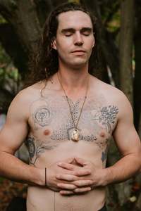 Spirit Crystal Collection: Golden Calcite Crystal Necklace