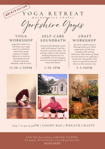Eartha Natural Yoga: Yorkshire Yoga Retreats
