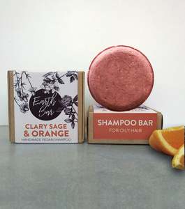 Shampoo Bars: Clary Sage & Orange Shampoo Bar - For Oily Hair