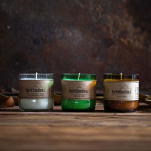 All Earth Candles: Eucalyptus - Beer Bottle Tealights (3 Pack)