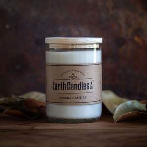 All Earth Candles: Cooks Candle - Wine Bottle Soy Candle