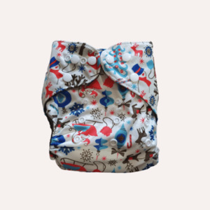 Christmas Jingle Premium Cloth Nappy