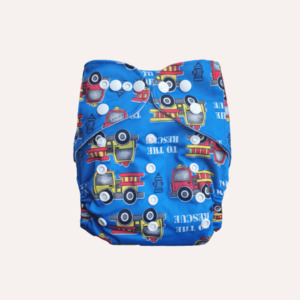 Fire Truck Cloth Nappy