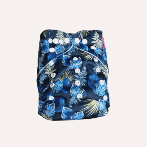 Reusable Nappies: Blue Tropics Cloth Nappy
