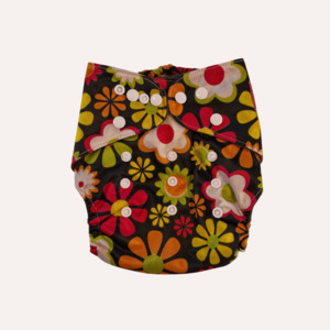 Reusable Nappies: Flower Power Premium Cloth Nappy