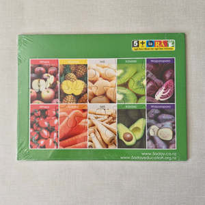 Childrens Learn Play: Fruit and Vegetable Board Puzzle