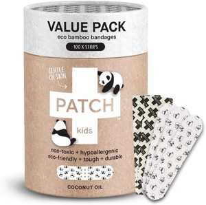 Natural Healing: Patch Value Pack - 100 Panda Bamboo Bandages