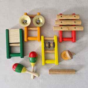 Under 5s: Set of Wooden Musical Instruments