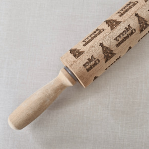 Christmas: Christmas Embossing Rolling Pin