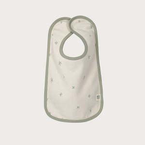 Organic Cotton Bib - Stars
