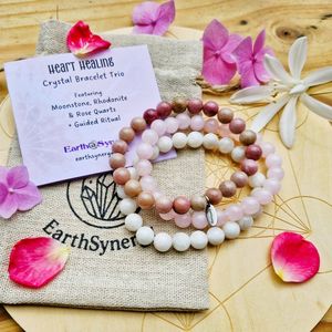 Products: Heart Healing Bracelet Trio - Earthsynergy webstore