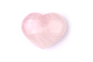 rose quartz mini heart