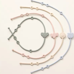 Stainless Steel Silicone Baby: Silicone Animal Strap Attachment