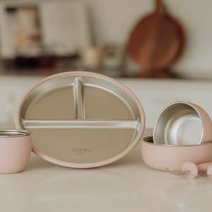 Stainless Steel Silicone Baby: The Complete Toddler Stainless Steel Dinnerware Bundle