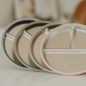 Stainless Steel Silicone Baby: The Grip Ease Toddler Plate