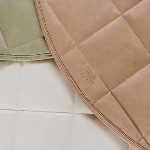 Quilted Vegan Leather Play Mat