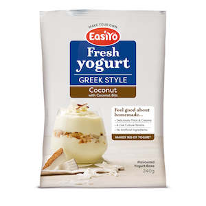 Frontpage: Greek Style Coconut with Bits