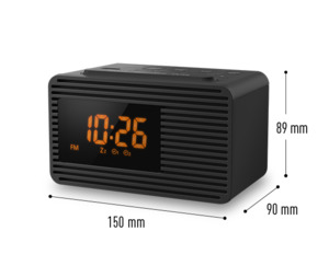Audio 1: Panasonic FM Clock Radio RC-800GN-K