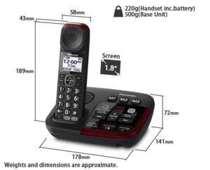 Panasonic amplified Telephone KX-TGM420AZB