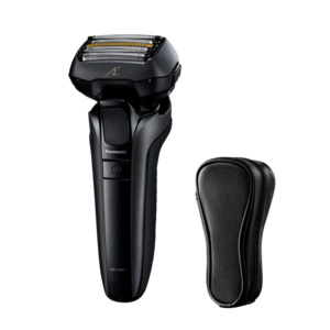 Shavers: Panasonic ES-LV6U-K841 5-Blade Wet & Dry Electric Shaver with Responsive Beard Sensor