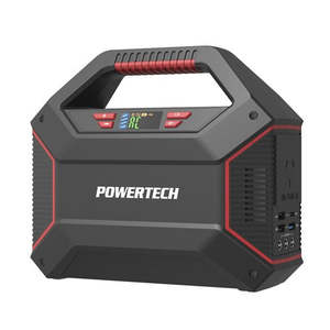 Power Stations: Powertech Portable 155W Power Centre with 100W Inverter and Digital Display