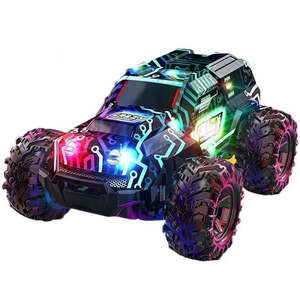 Toys Remote Control: 1:18 OFF ROAD THUNDERBOLT RC CAR RGB SMOKE SPRAY