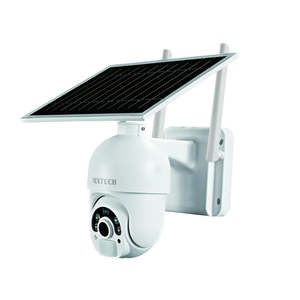 Security Surveillance: Nextech 1080p Battery powered PTZ Smart Wi-Fi Camera with Solar Panel