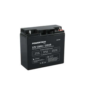 Batteries: 12V 18Ah SLA Battery