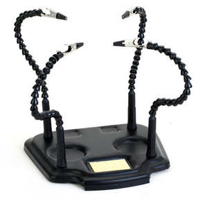 Tools: Third Hand PCB Holder Tool with 4 Clips and Heavy Base
